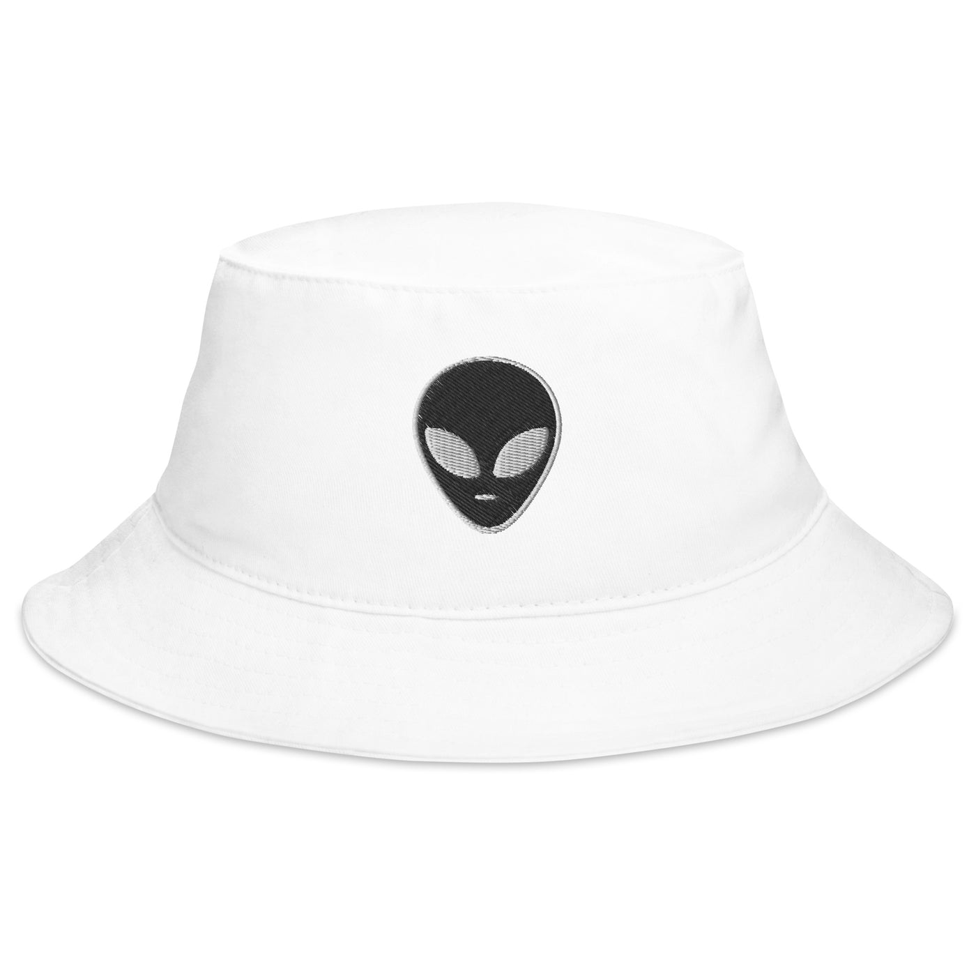 White Alien Bucket Hat – schiz wear